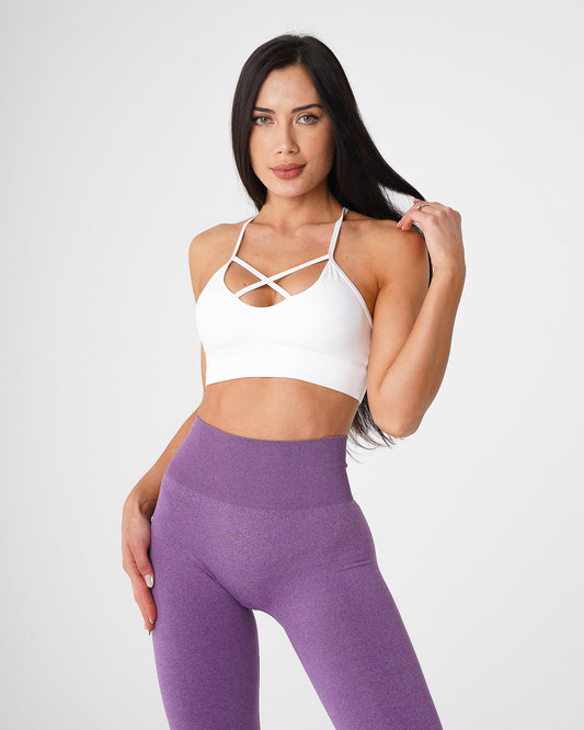 Women White Oasis Bra | NVGTN