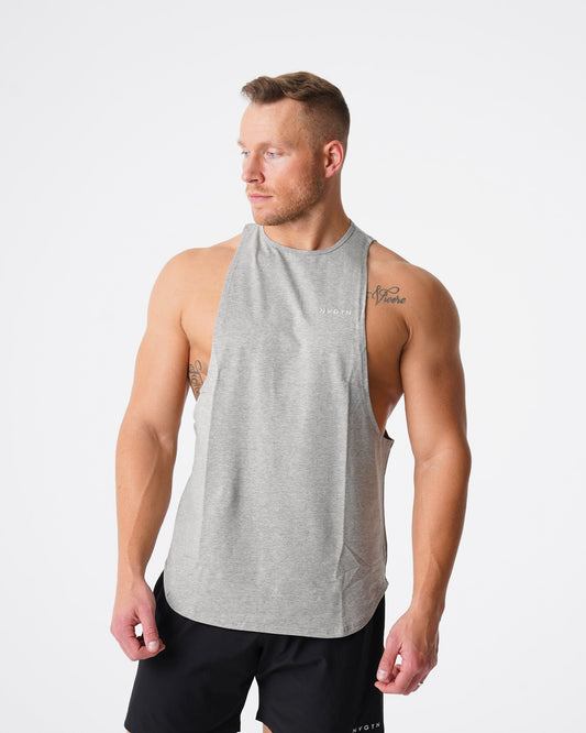 Men Grey Pulse Edge Tank | NVGTN