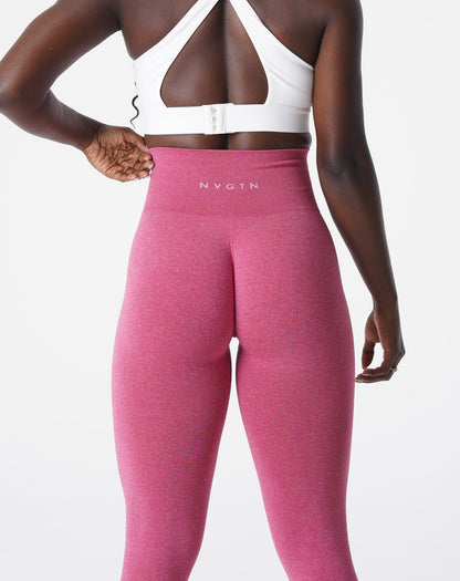 Women Crimson NV Seamless Leggings | NVGTN