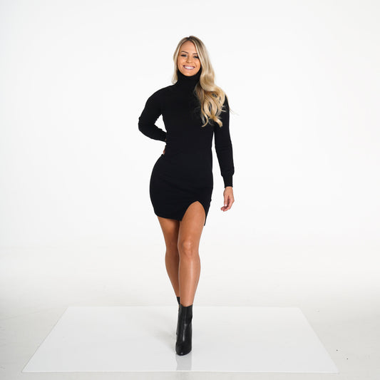 Women Black Forever Yours Sweater Dress | NVGTN