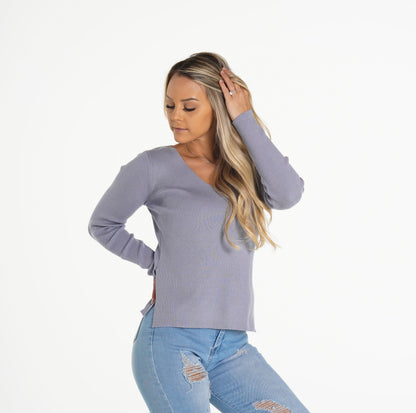Women Cloud Extra Sweet V Neck Sweater | NVGTN