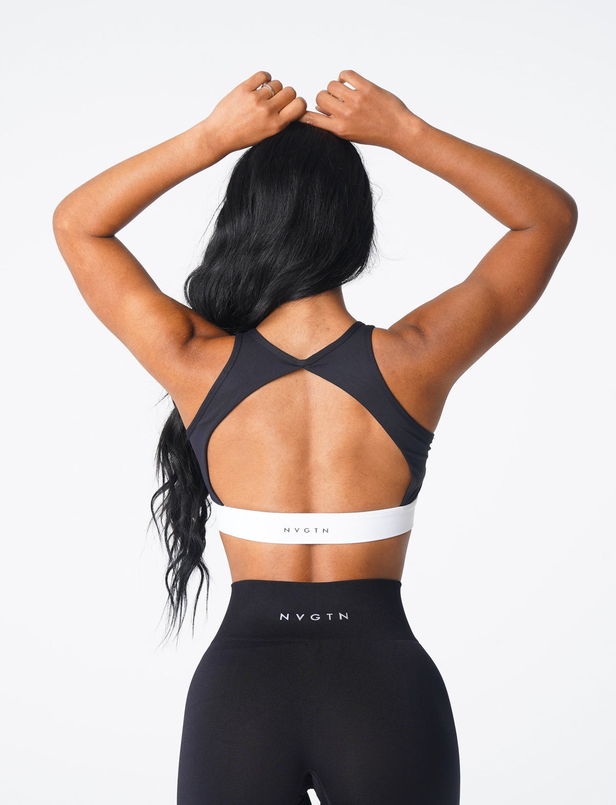 Women Black Agility Bra | NVGTN