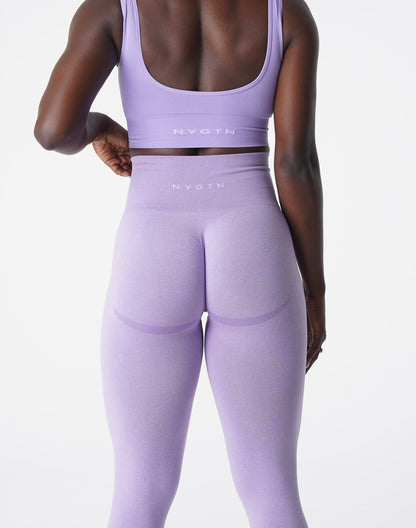 Women Lilac Curve Seamless Leggings | NVGTN