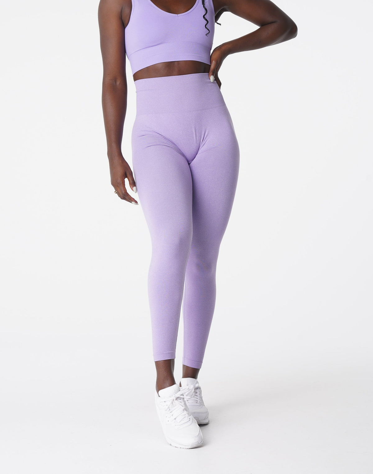 Women Lilac Curve Seamless Leggings | NVGTN