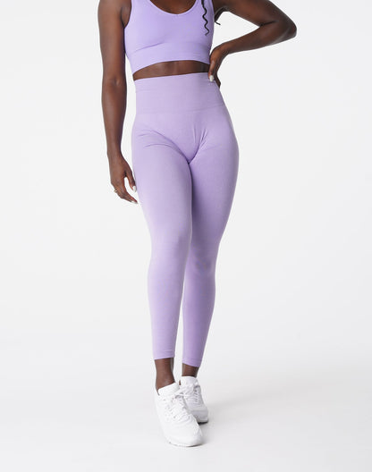 Women Lilac Curve Seamless Leggings | NVGTN