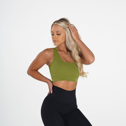 Women Olive Allure Bra | NVGTN