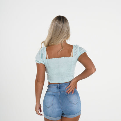 Women Mint Sweet n' Simple Blouse | NVGTN