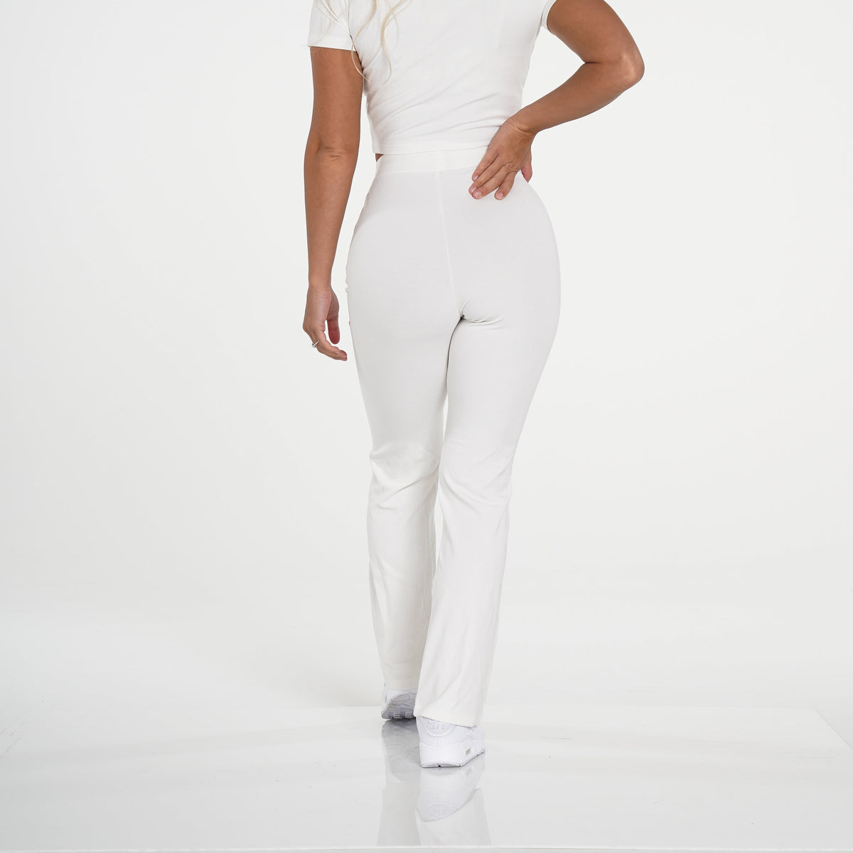 Women Cream Hello Weekend Lounge Pant | NVGTN