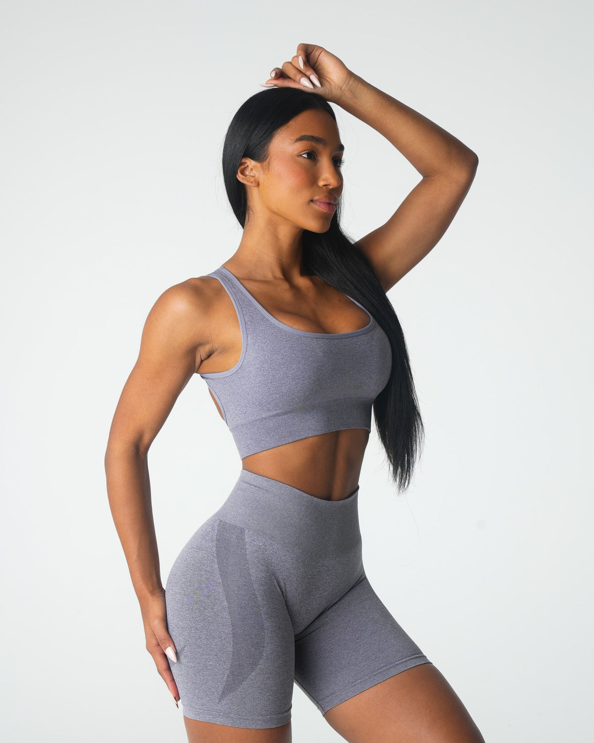 Women Grey Eclipse Seamless Bra | NVGTN