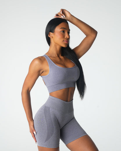 Women Grey Eclipse Seamless Bra | NVGTN