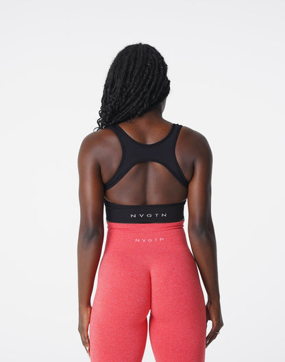 Women Black Eclipse Seamless Bra | NVGTN