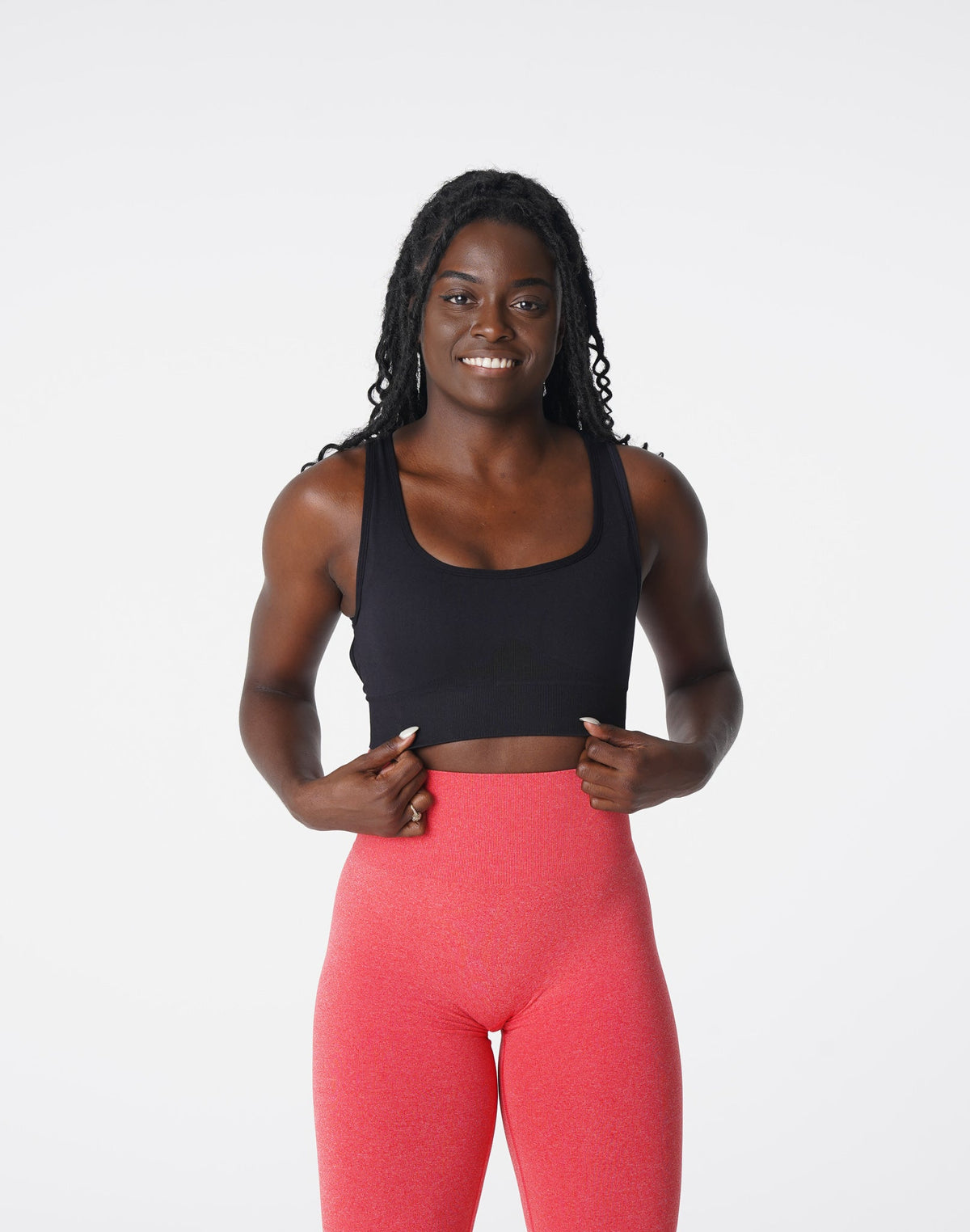 Women Black Eclipse Seamless Bra | NVGTN