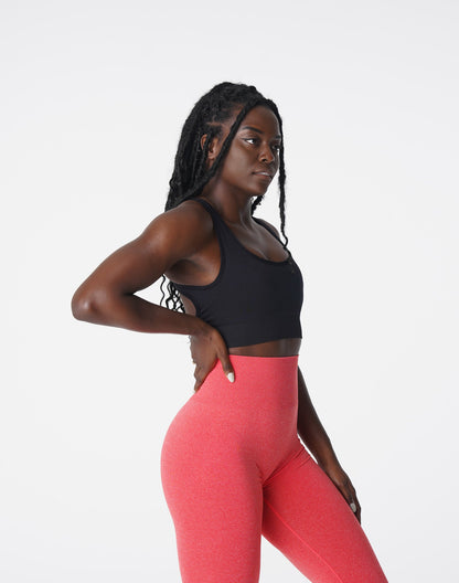 Women Black Eclipse Seamless Bra | NVGTN