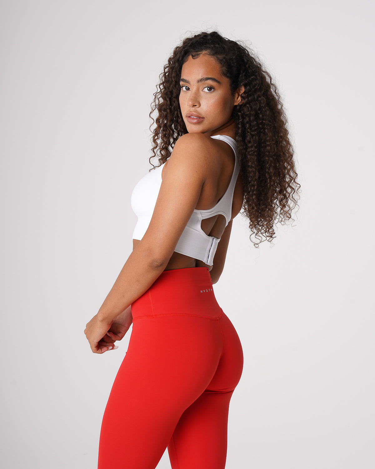 Women White Ignite Seamless Bra | NVGTN