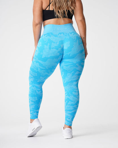 Women Caribbean Camo Seamless Leggings | NVGTN