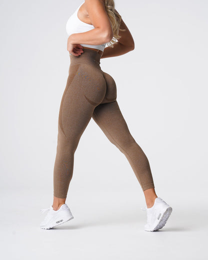 Women Mocha Contour Seamless Leggings | NVGTN