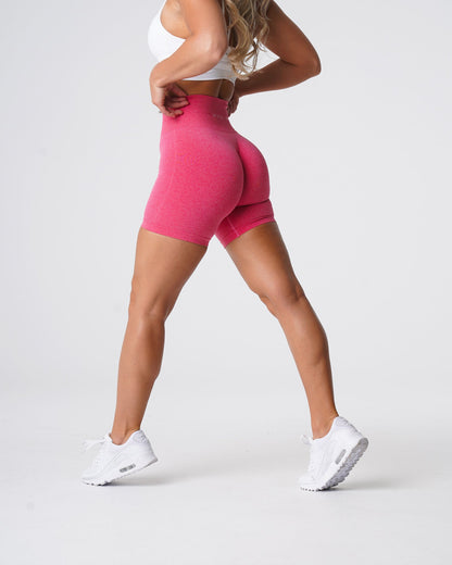Women Hot Pink Pro Seamless Shorts | NVGTN