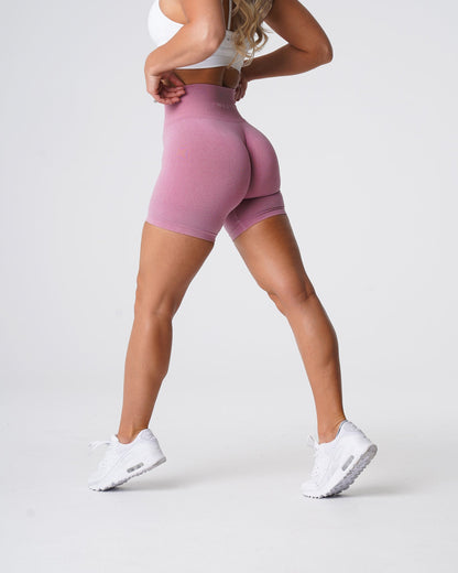 Women Pastel Pink Pro Seamless Shorts | NVGTN