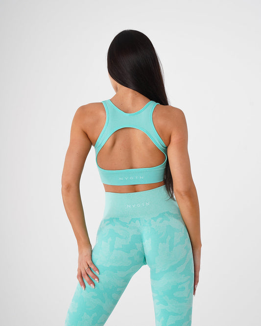 Women Mint Eclipse Seamless Bra | NVGTN