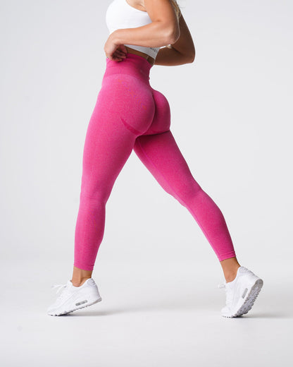 Women Fuchsia Curve Seamless Leggings | NVGTN