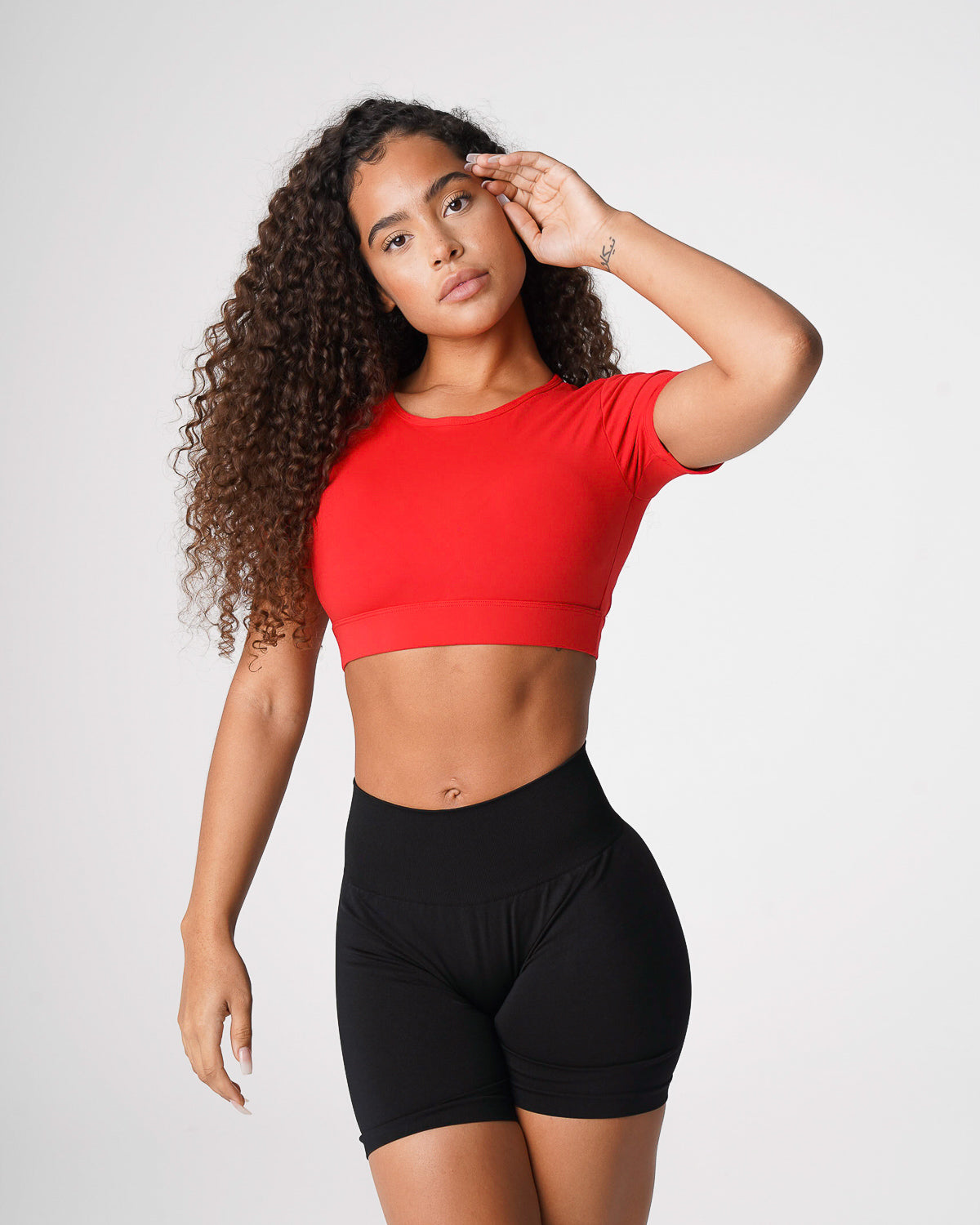 Women Scarlet Open Back Tee | NVGTN