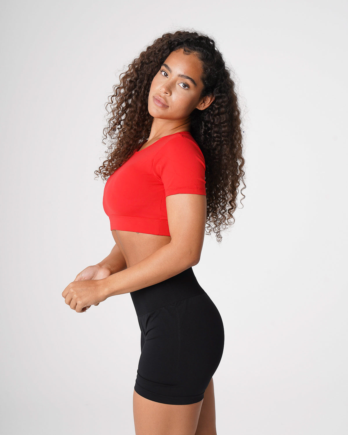 Women Scarlet Open Back Tee | NVGTN