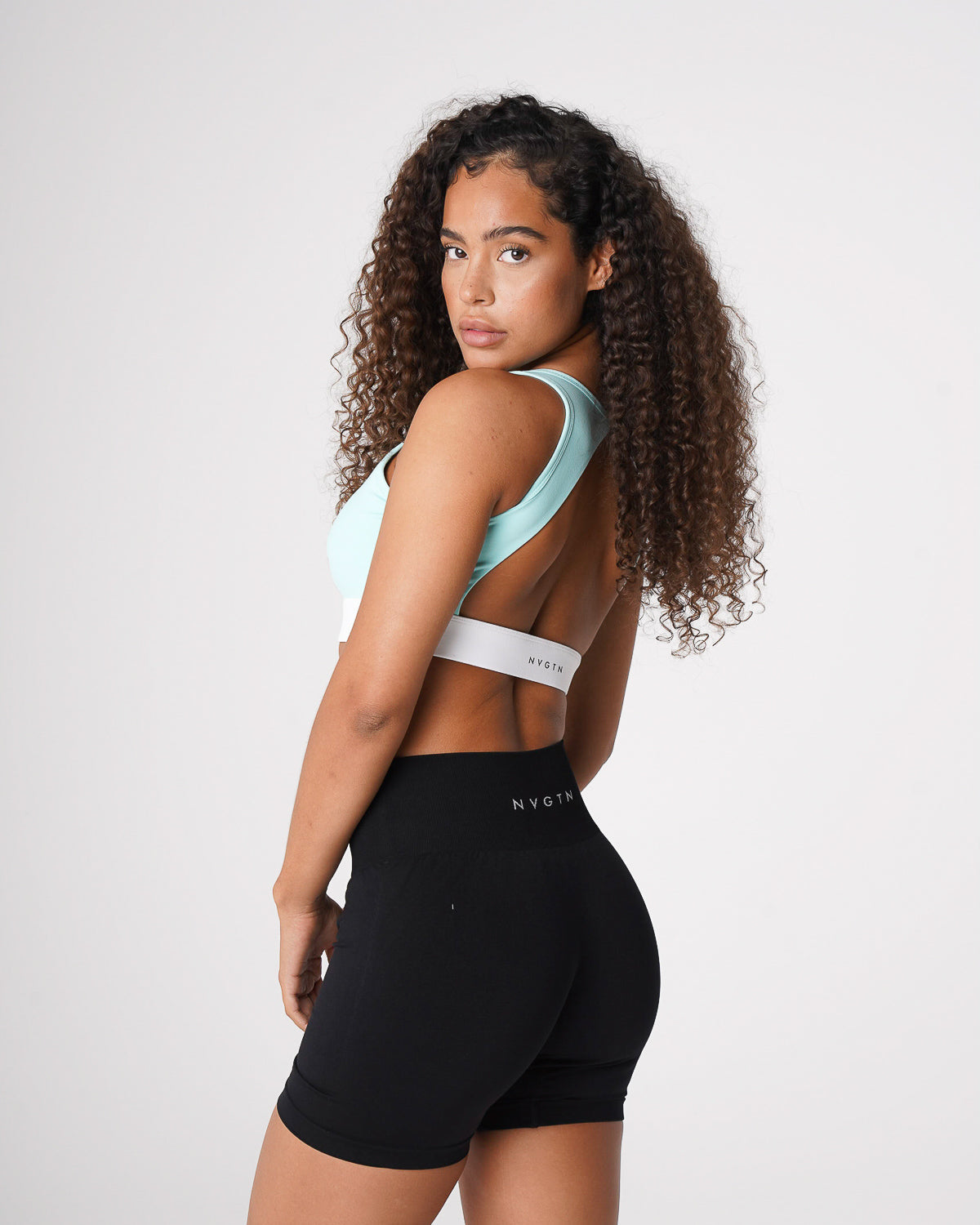Women Sea Foam Green Agility Bra | NVGTN