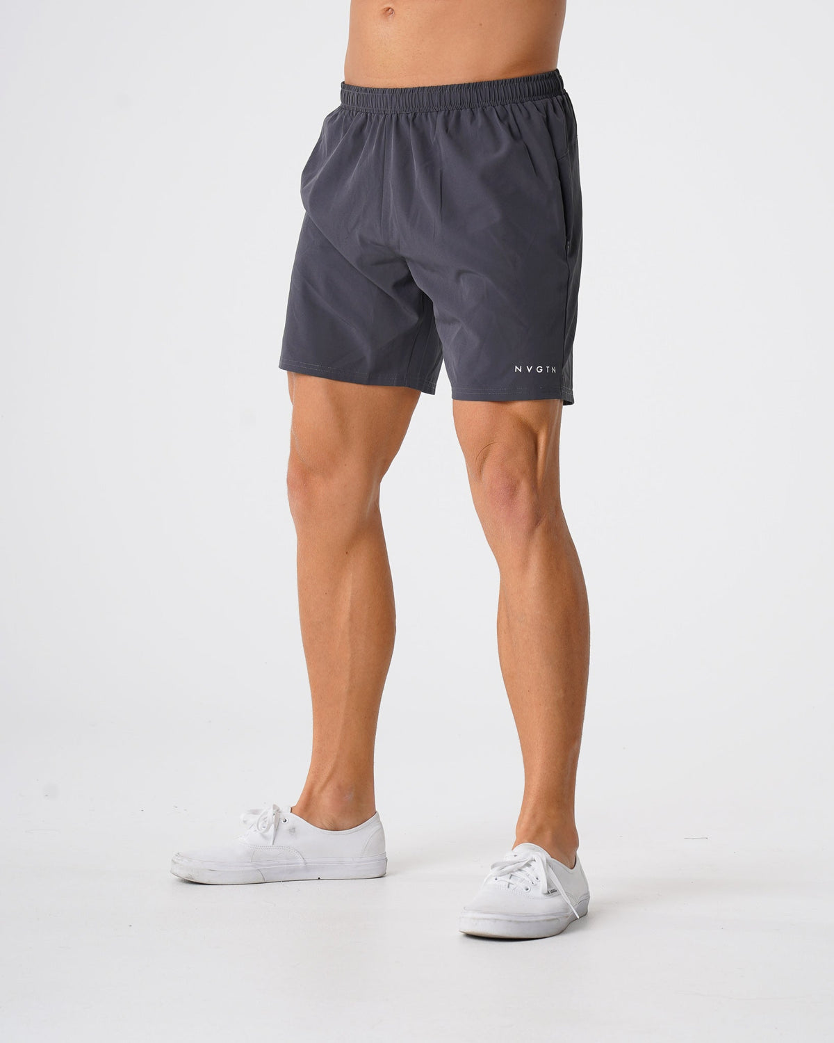 Men Charcoal Flex Shorts | NVGTN