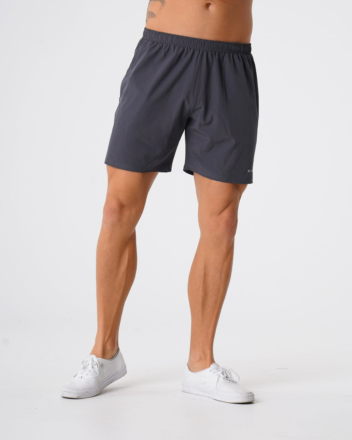 Men Charcoal Flex Shorts | NVGTN