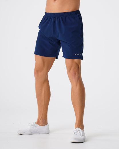 Men Navy Flex Shorts | NVGTN