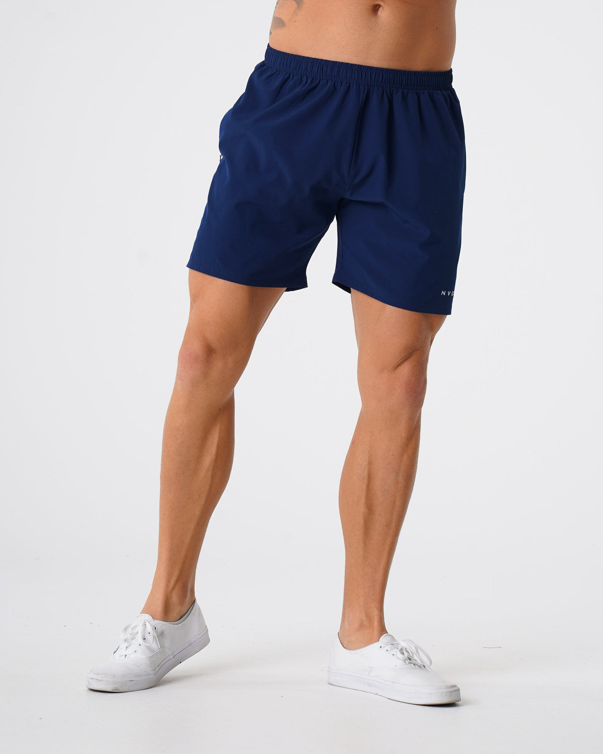 Men Navy Flex Shorts | NVGTN