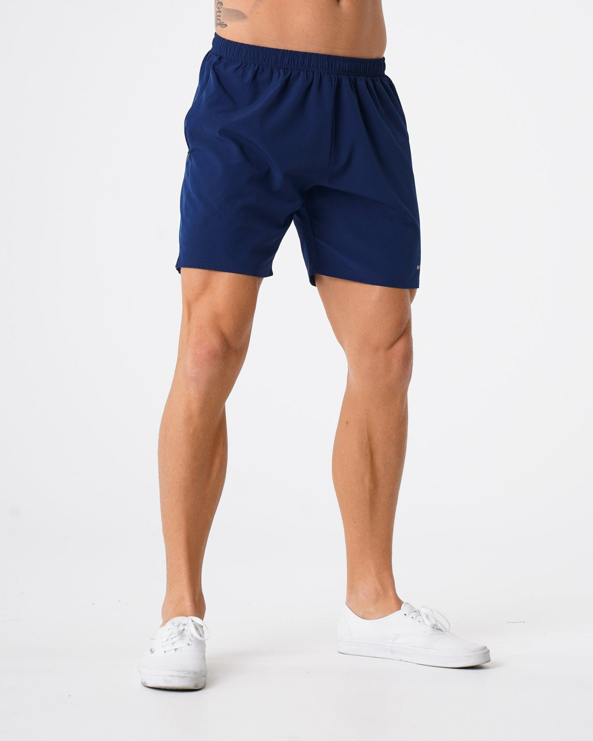 Men Navy Flex Shorts | NVGTN