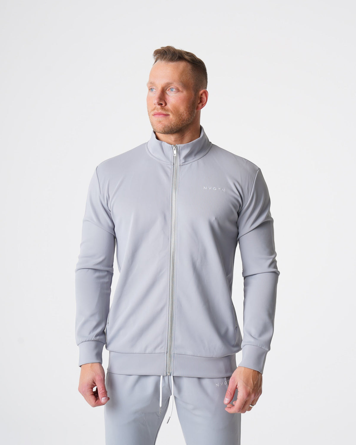 Men Grey Track Jacket | NVGTN