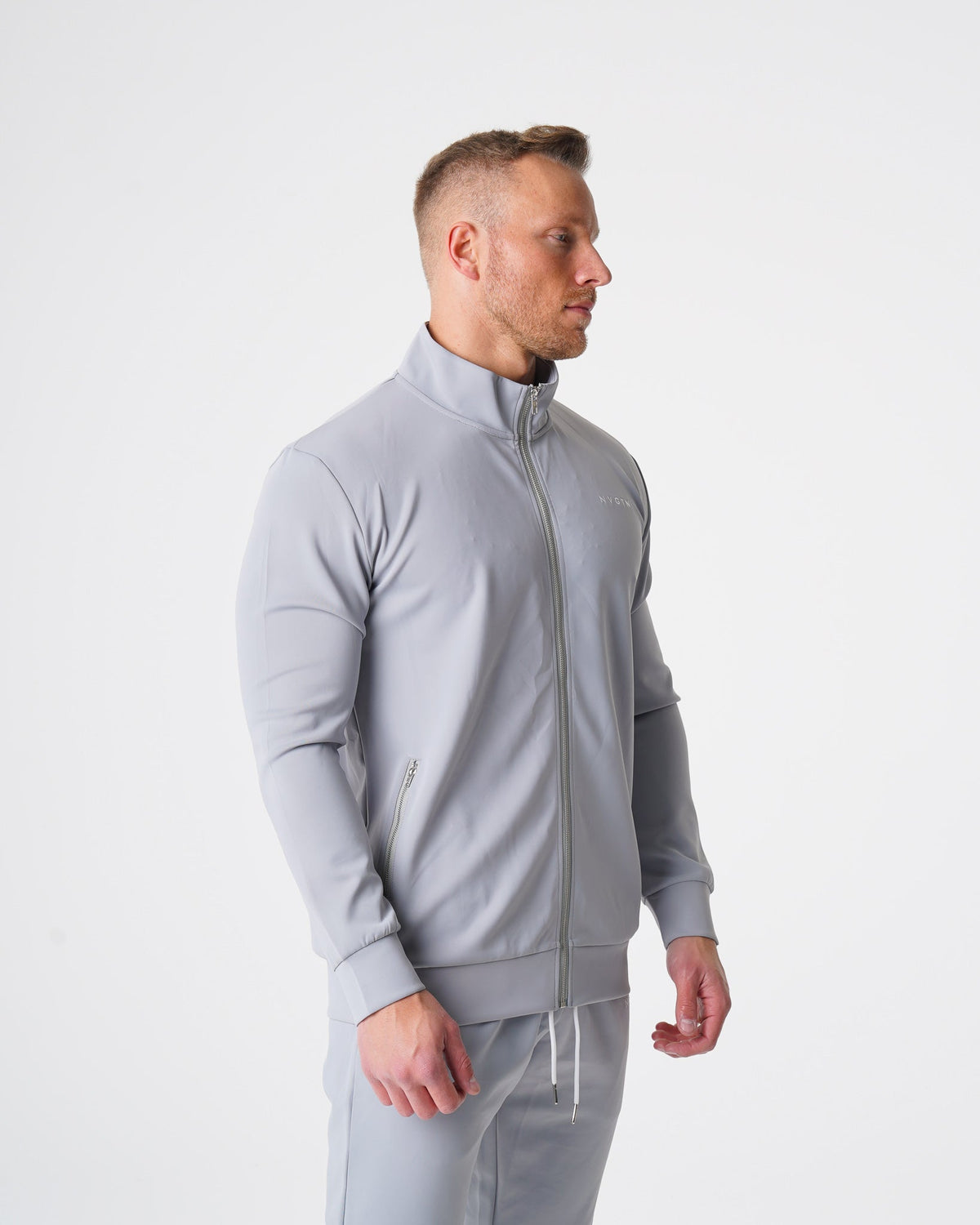 Men Grey Track Jacket | NVGTN