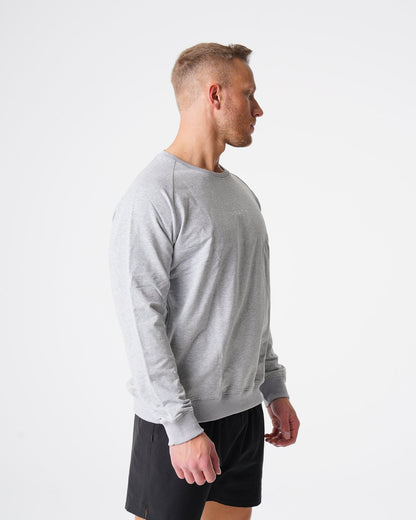 Men Grey Crew Neck Sweatshirt | NVGTN