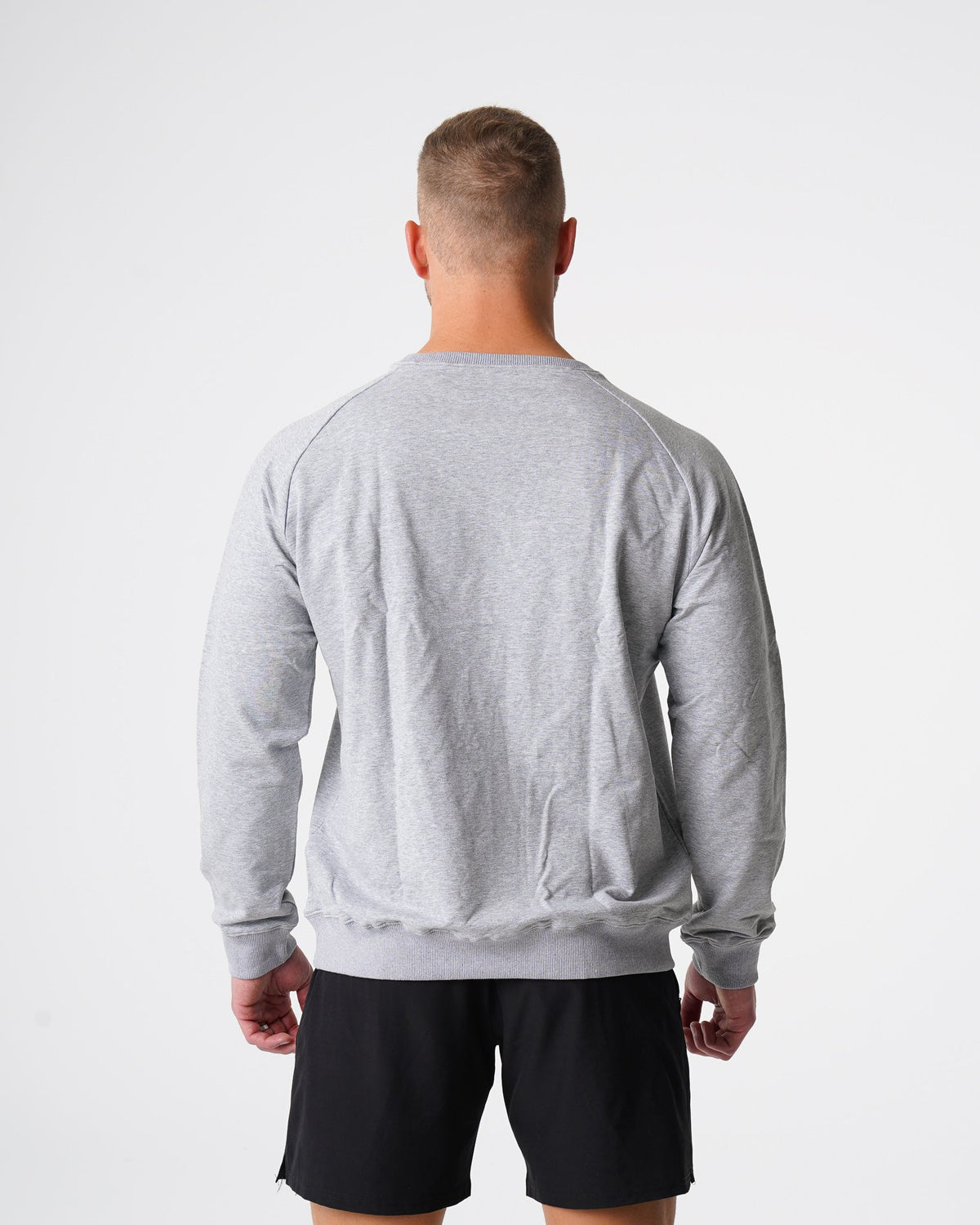 Men Grey Crew Neck Sweatshirt | NVGTN
