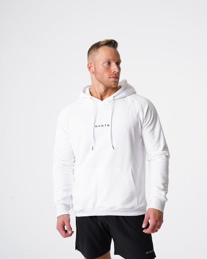 Men White Lounge Hoodie | NVGTN