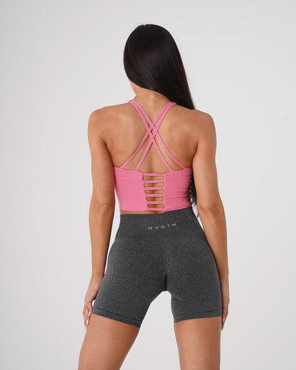 Women Coral Matrix Bra Top | NVGTN