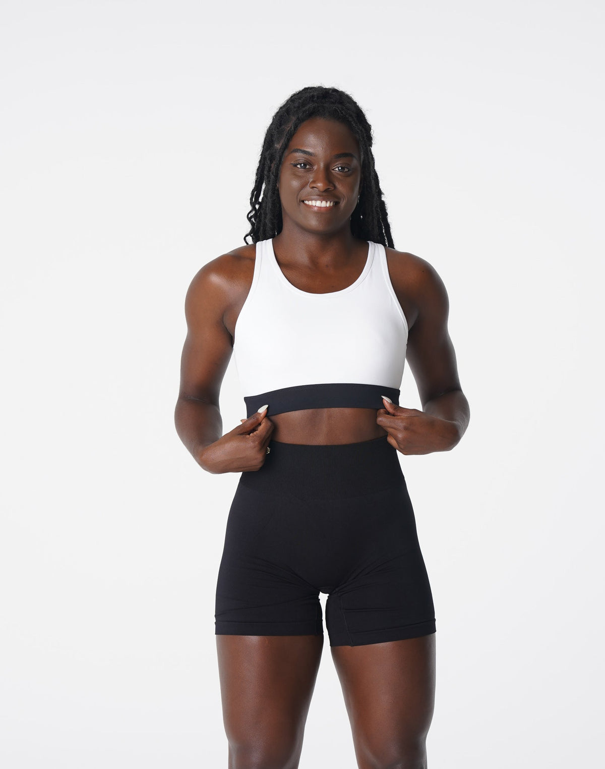 Women White Agility Bra | NVGTN
