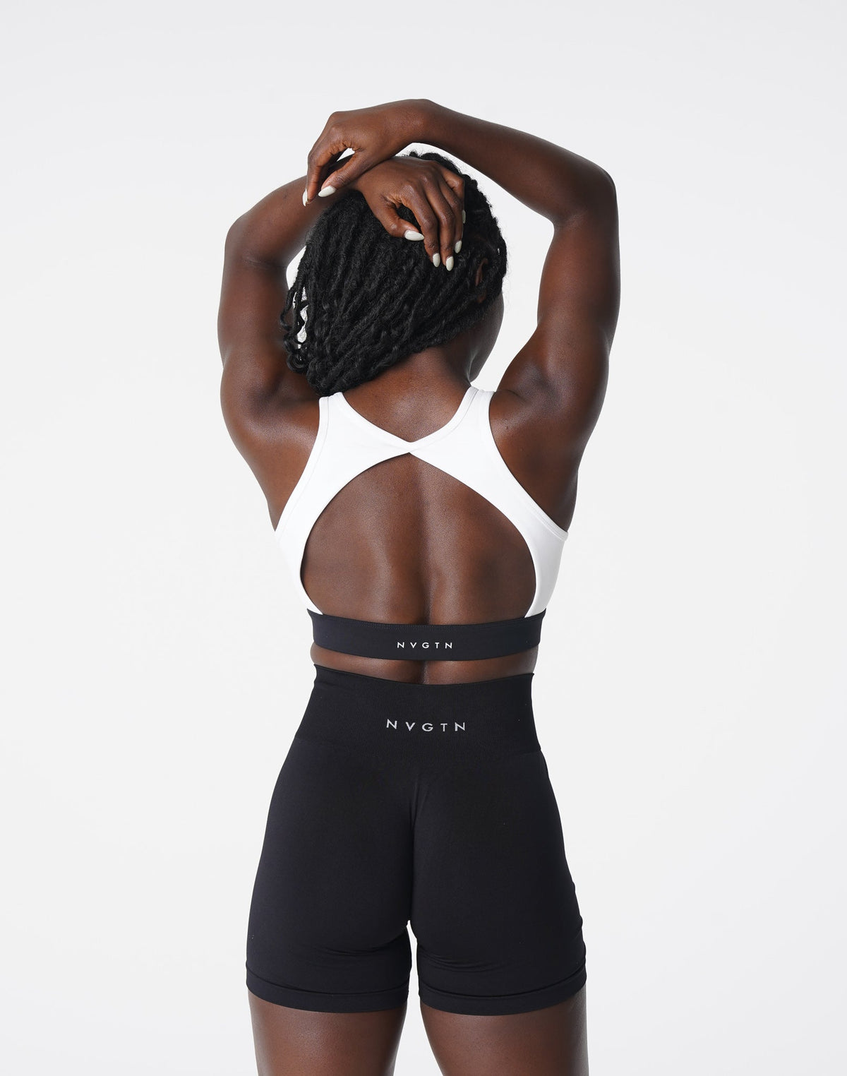 Women White Agility Bra | NVGTN
