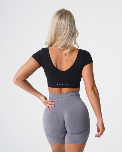 Women Black Serene Seamless Bra | NVGTN