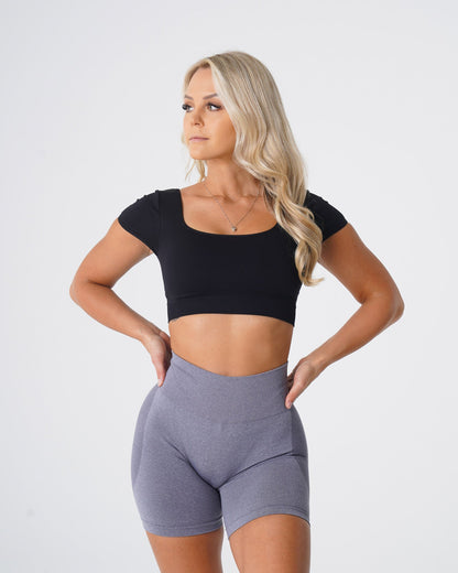 Women Black Serene Seamless Bra | NVGTN
