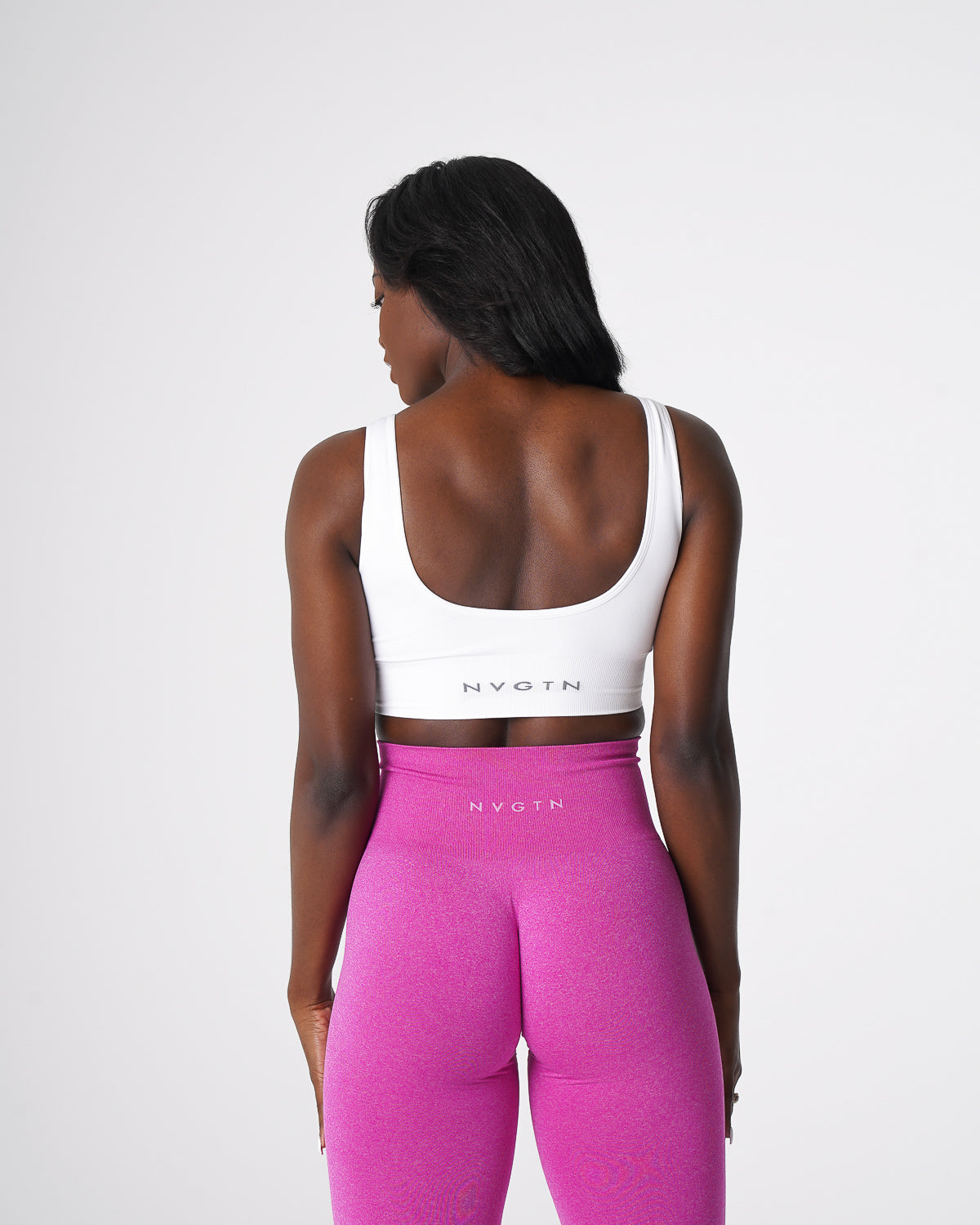 Women White Elevate Seamless Bra | NVGTN