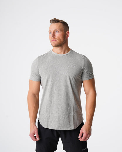 Men Grey Pulse Fitted Tee | NVGTN