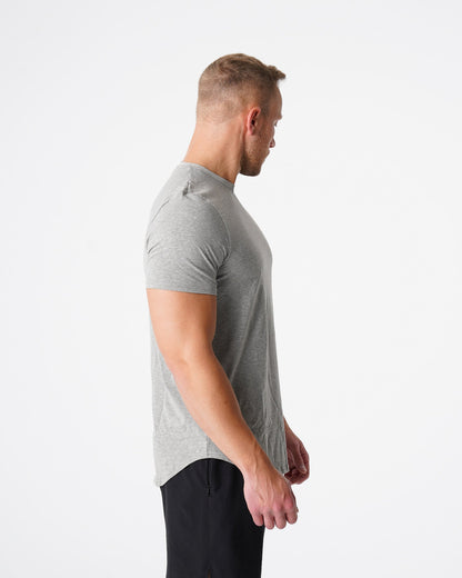 Men Grey Pulse Fitted Tee | NVGTN