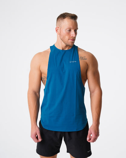 Men French Blue Pulse Edge Tank | NVGTN