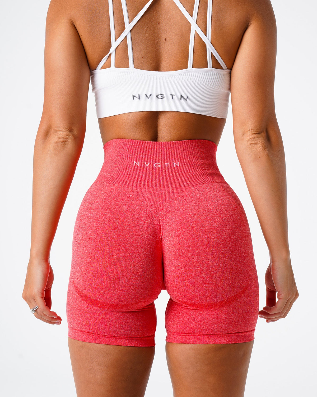 Women Candy Apple Contour Seamless Shorts | NVGTN