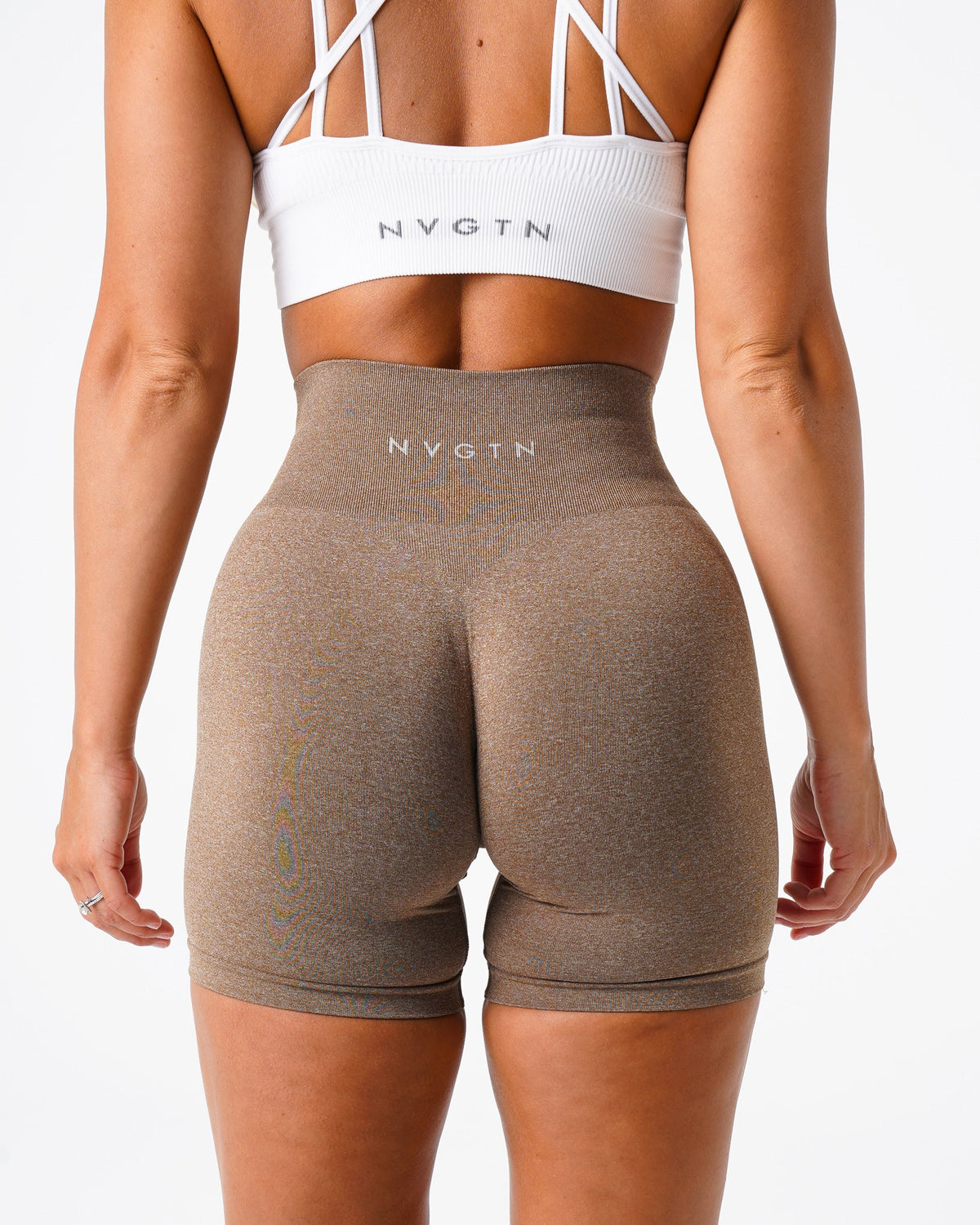 Women Mocha Pro Seamless Shorts | NVGTN