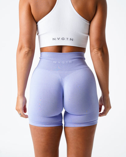 Women Periwinkle Pro Seamless Shorts | NVGTN