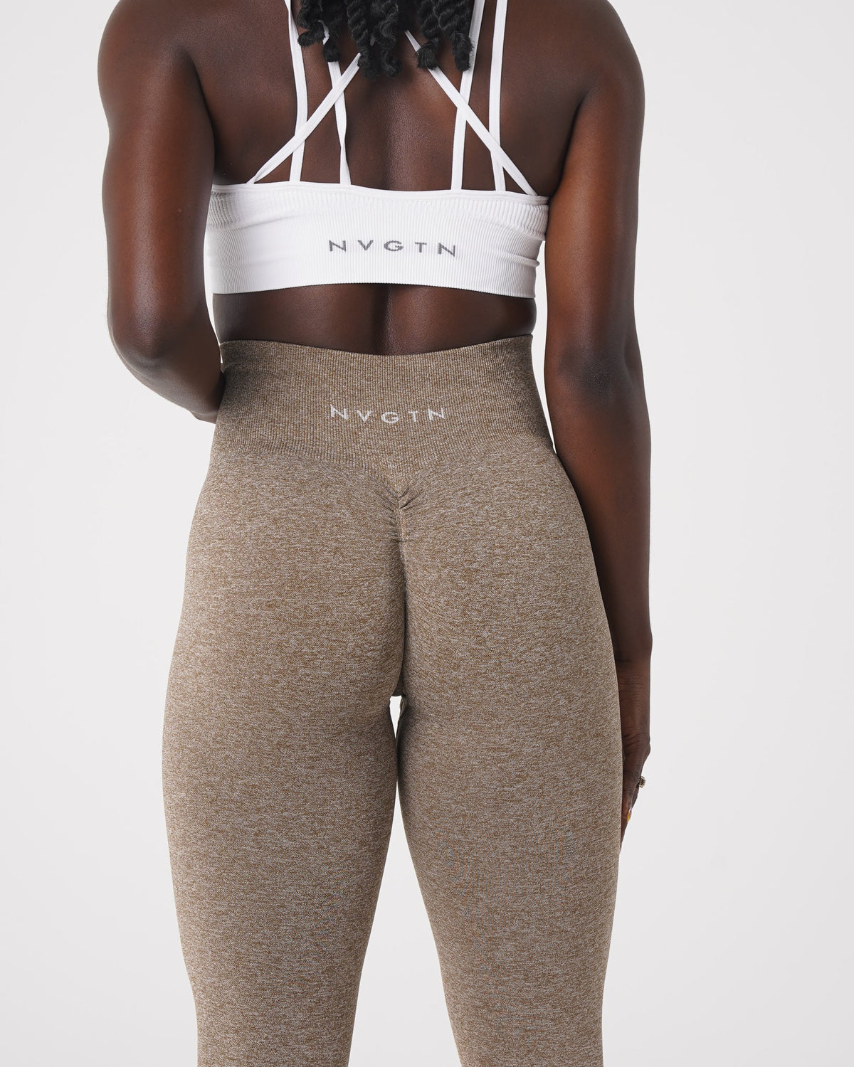Women Mocha Scrunch Seamless Leggings | NVGTN